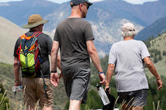 Hikers on Baldy